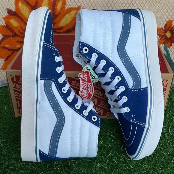 Vans Comfycush Sk8-Hi Tri-Tone True Blue/Moon Men’s sneakers - Picture 12 of 16
